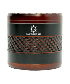 EC420 Weaving Wood Style 63mm 4 Piece Grinder  - Black