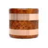 EC420 Weaving Wood Style 63mm 4 Piece Grinder - Orange/Copper