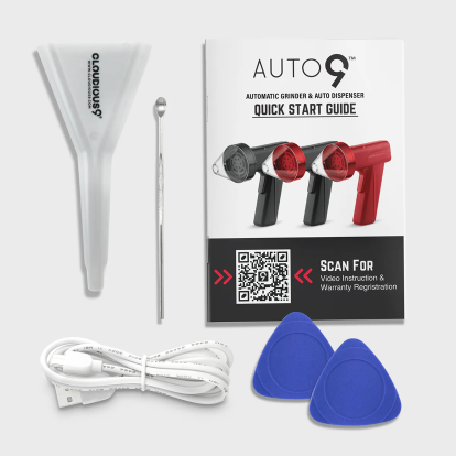 The Auto9 – Fully Automatic Grinder *Black Red*