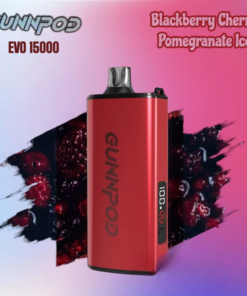 Gunnpod EVO BlackBerry Cherry Pomegranate ice 15000
