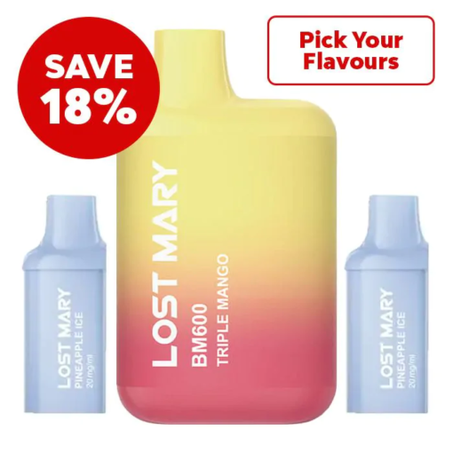 Lost Mary BM600 Prefilled Kit & Pods Bundle