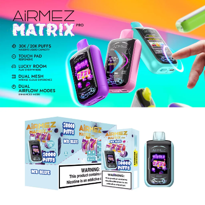 Airmez Matrix Pro 30000 Puffs – Strawberry Mango