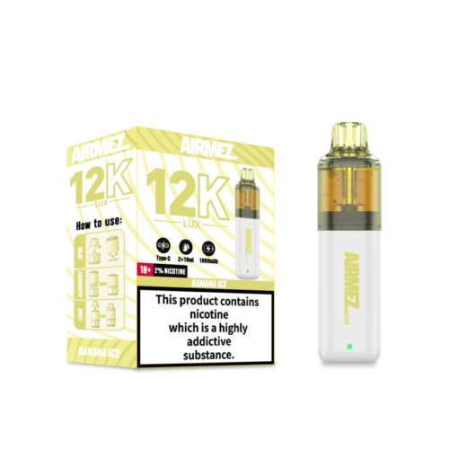 IMG_6350.png Airmez Lux 12000 Puffs Banana Ice