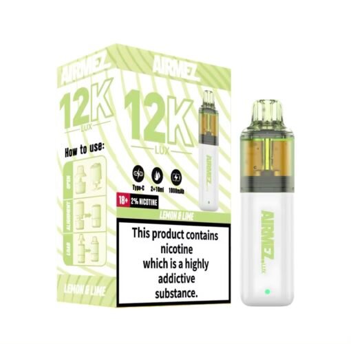 Airmez Lux 12K Lemon &. Lime  Prefilled Vape Kit