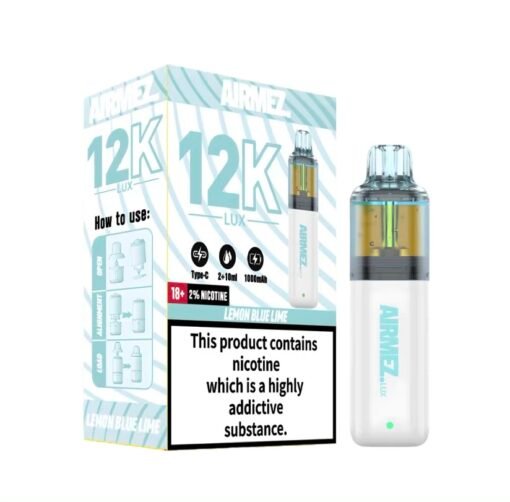 Airmez Lux 12K Lemon Blue Lime Prefilled Vape Kit