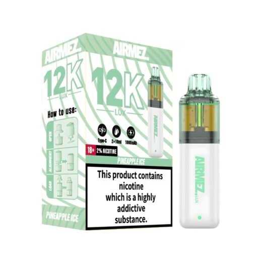 Airmez Lux 12K Pineapple Ice Prefilled Vape Kit
