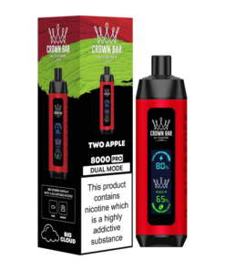 IMG_6677.png AL FAKHER Crown Bar Pro 8000 Puffs Two Apple Disposable