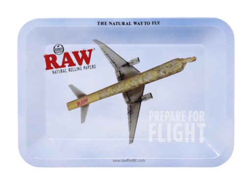 RAW Metal Rolling Tray - 7" x 5" - Flying High