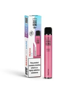 10mg Aroma King Bar 600 Disposable Vape Peach Ice