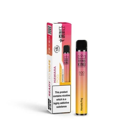 10mg Aroma King Bar 600 Disposable Vape Device Hawaiian Pog