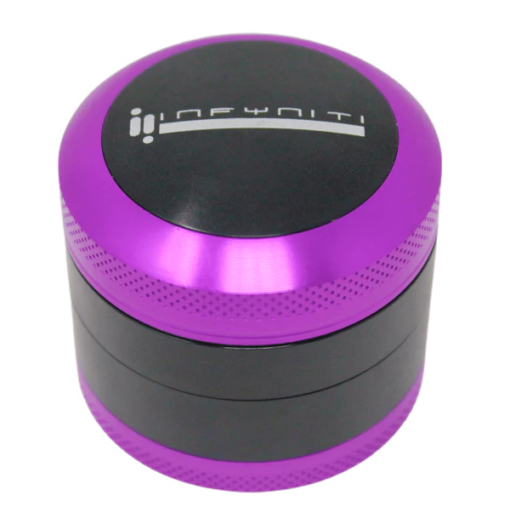 Infyniti Convex 50mm 4-Piece Grinder - Purple