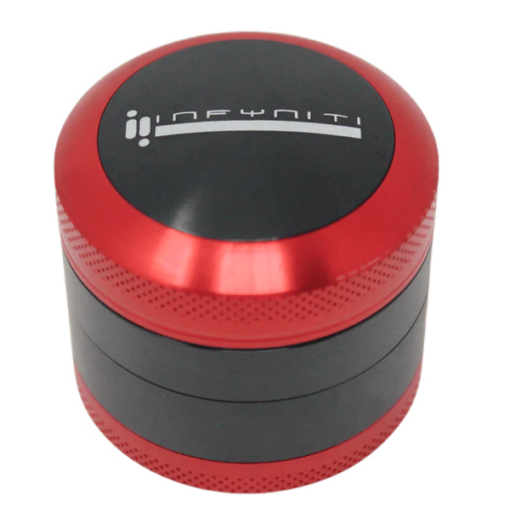 Infyniti Convex 50mm 4-Piece Grinder - Red