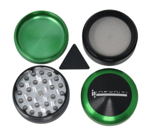 Infyniti Convex 50mm 4-Piece Grinder - Gold