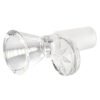 14mm Male Red Eye Glass Cone Pull-Out w/ Leaf Handle Bowl