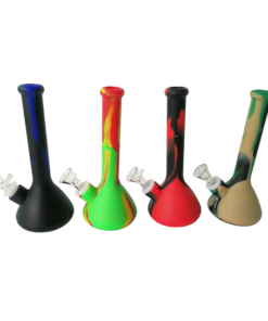 8" Silicone Beaker w/ Glass Bowl