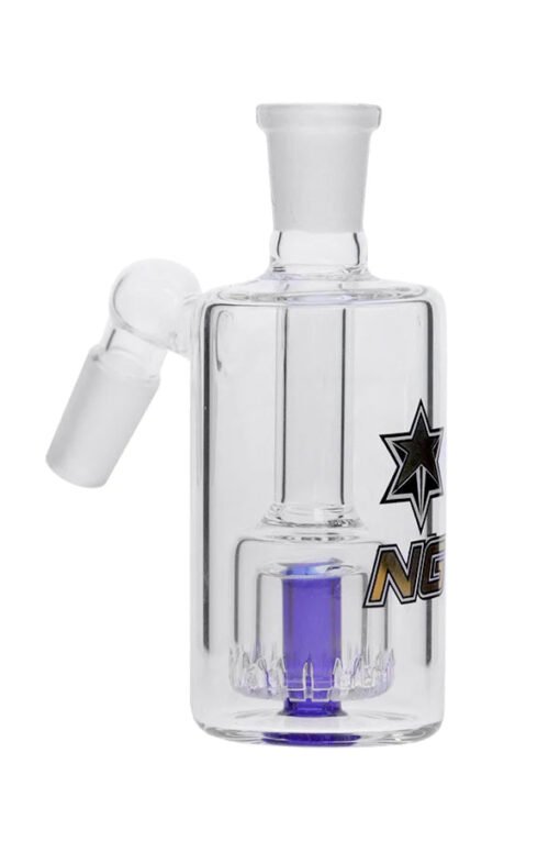 Nice Glass Double Wall 14mm Ashcatcher - Blue