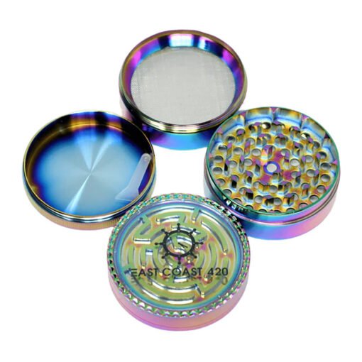 EC420 Maze 65mm 4-Piece Grinder - Purple