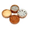 EC420 Wood Grain 65mm 4-Piece Grinder