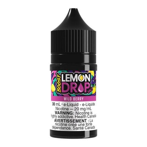 Lemon Drop Boost Salt Nic E-Liquid - Wild Berry