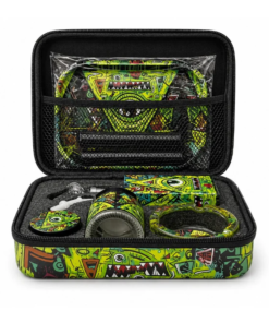 Alternative view of Juicy Box Smoking Set- Neon Triangle Terror