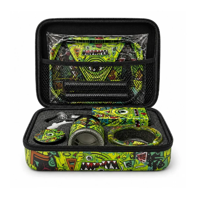 Juicy Box Smoking Set- Neon Triangle Terror - Image 2