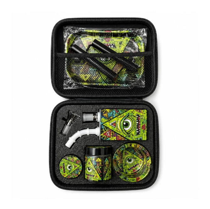 Juicy Box Smoking Set- Neon Triangle Terror - Image 3