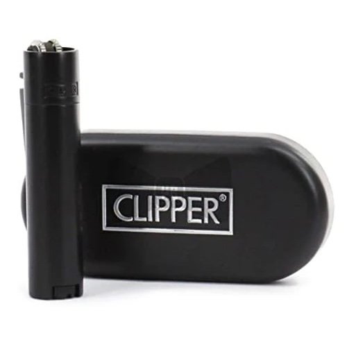 Clipper Metal Flint Lighter – Black Matt