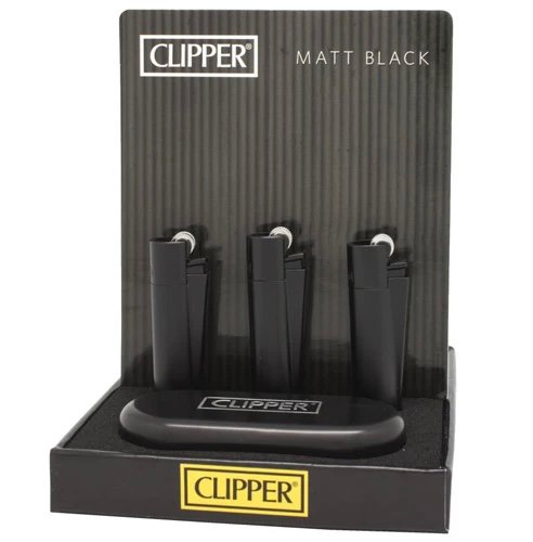 Clipper Metal Flint Lighter – Black Matt - Image 2