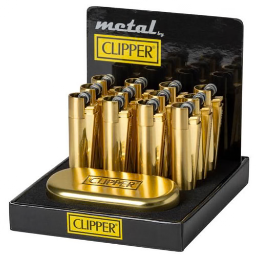 Clipper Metal Flint Lighter – Gold - Image 2