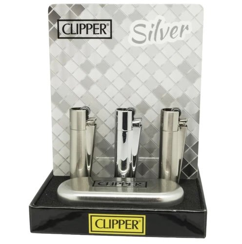 Clipper Metal Flint Lighter – Silver - Image 2