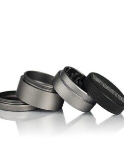 Alternative view of 4pc Solid Body Grinder *Gunmetal* 2.5 inch