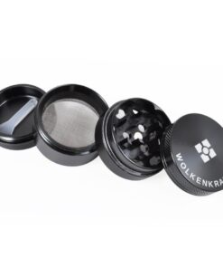 Alternative view of Wolkenkraft Aluminium Grinder 40mm – Black