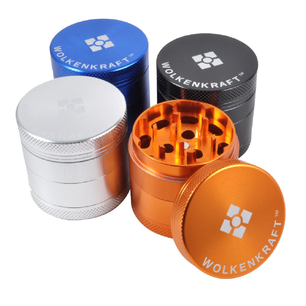 Wolkenkraft Aluminium Grinder 40mm – Silver - Image 3