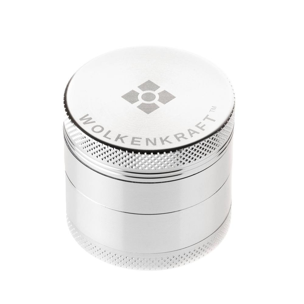 Wolkenkraft Aluminium Grinder 40mm – Silver
