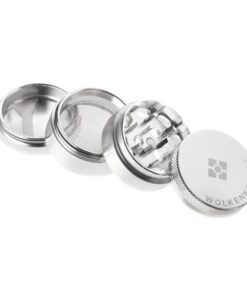 Alternative view of Wolkenkraft Aluminium Grinder 40mm – Silver
