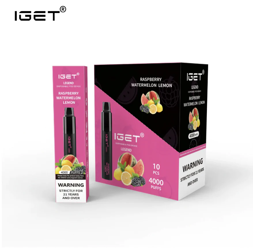 iGET® LEGEND – Raspberry Watermelon Lemon (10PCs)