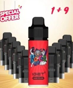 IGET Bar plus 1 kit and 9 pods