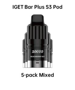 IGET Bar Plus S3 Pod – 5 Pack
