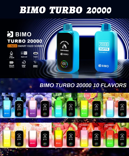 BIMO Turbo 20000 Puffs – 5 Pack - Image 2