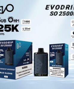 BLUE SLUSHIE EVODRIP SO25000 DISPOSABLE ( 5-PACK)