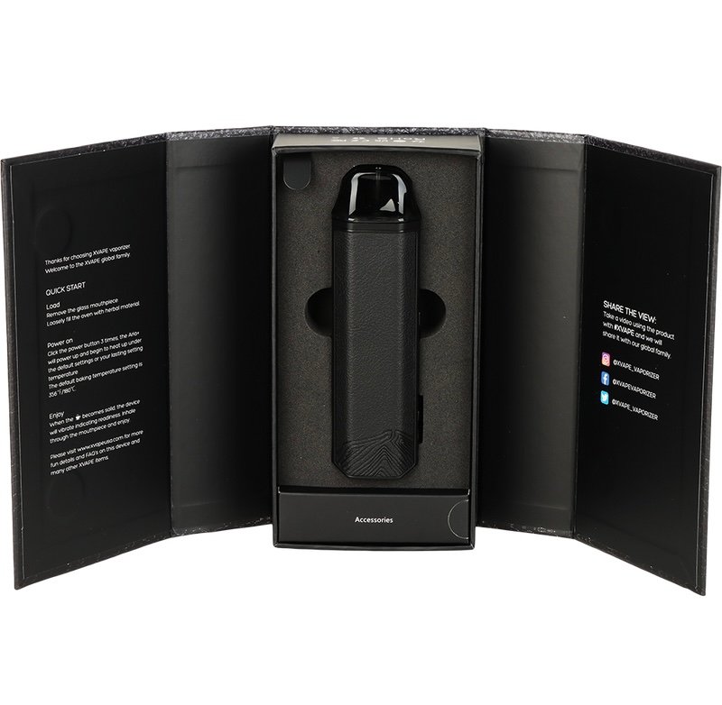 XVape Aria+ Dual Use Vaporizer Gothic Black - Image 7