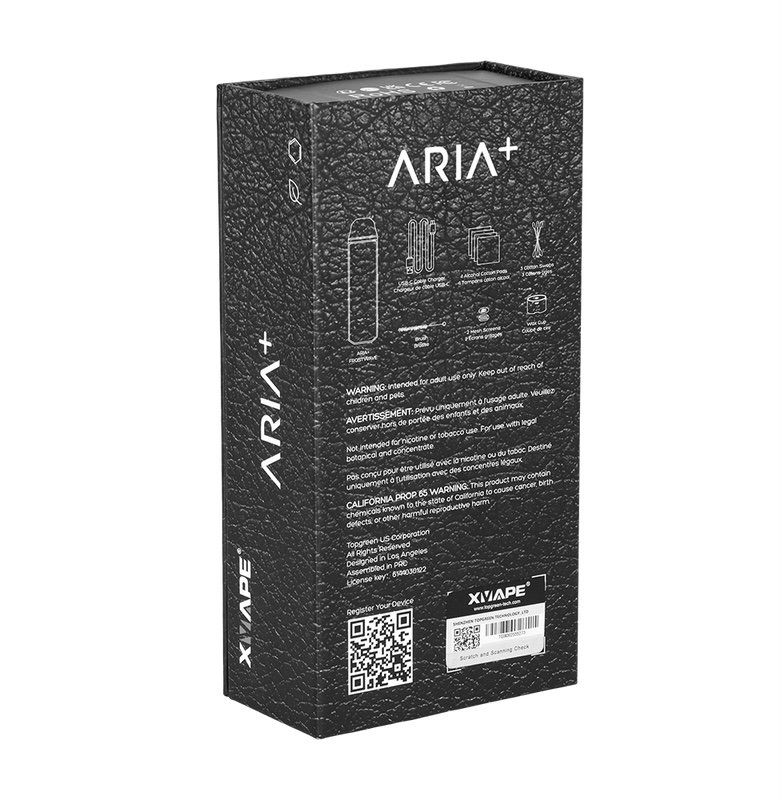 XVape Aria+ Dual Use Vaporizer Gothic Black - Image 9