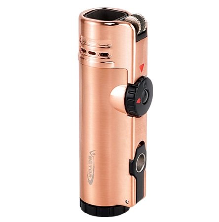 Vector Warcraft Quad Flame Torch Lighter with Cigar Punch