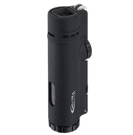 Vector Warcraft Quad Flame Torch Lighter with Cigar Punch - Image 2