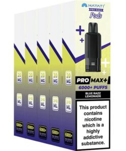 Hayati Pro Max Plus 6000 pod & refill 5-pack