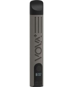 Alternative view of VOVA Plus – Volks Vaporizer – Gray Leather